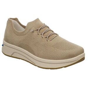 Ara Sapporo 3.0 Sport Shoes Size 9.5 Sand NIB Woven Stretch Metallic Knit